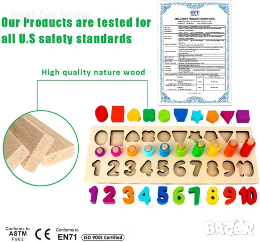 Монтесори играчки за малки деца, снимка 5 - Образователни игри - 49547701