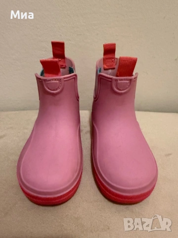 Розови гумени ботуши с ластик Zara, 25 номер