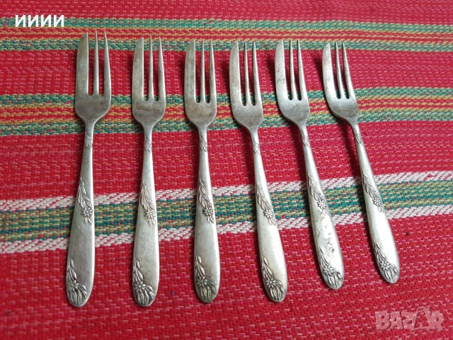 Посребрени десертни вилици