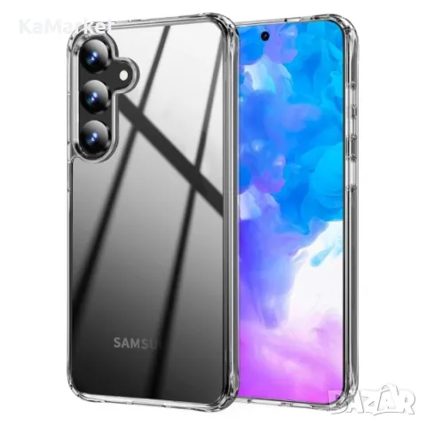 Силиконов кейс MBX, За Samsung Galaxy A36, Прозрачен, снимка 2 - Калъфи, кейсове - 48909989