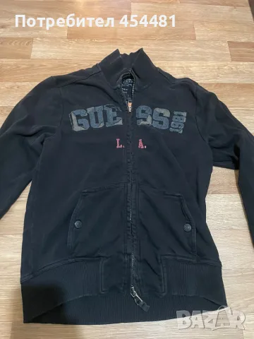 Guess zip fleece womens jacket 