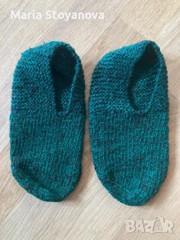 Плетени вълнени терлици, снимка 3 - Други - 49258829