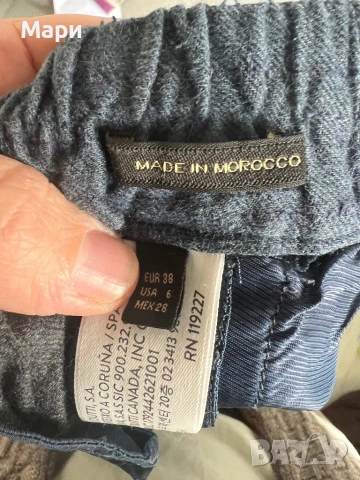 Сет/комплект Massimo Dutti панталон, Mango premium връхна ефирна дреха и лека тениска плетиво, снимка 3 - Комплекти - 53993033