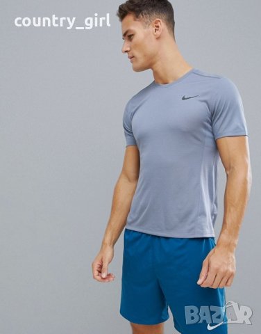Nike Running Miler Tech T-Shirt - страхотна мъжка тениска-КАТО НОВА , снимка 2 - Тениски - 30200457