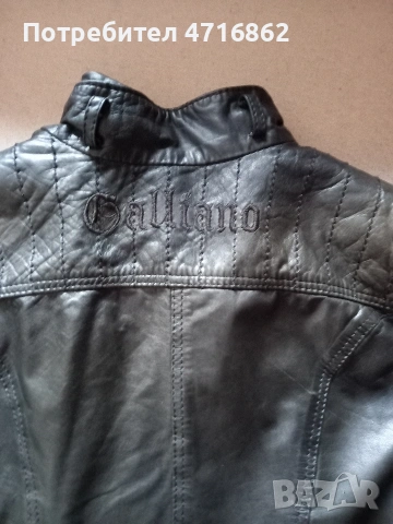 Финно дизайнерско женско кожено яке John Galliano, снимка 4 - Якета - 53210503