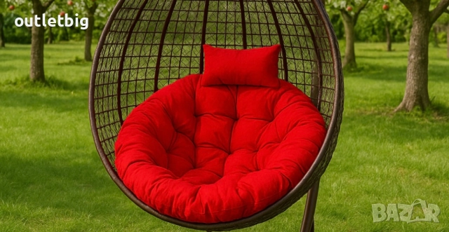 Градинска висяща люлка тип гнездо,яйце–Промоция!, снимка 7 - Градински мебели, декорация  - 52304739