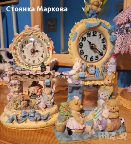 Два красиви работещи часовника с детски мотиви, снимка 2 - Антикварни и старинни предмети - 50162569