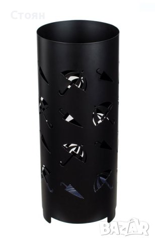 Поставка за чадър Metallic Black Designs Umbrellas 19x49cm