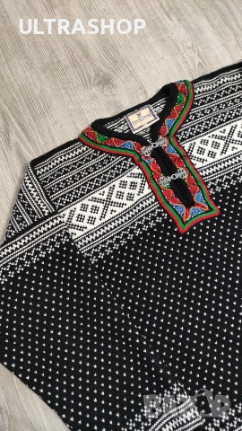 Мъжки вълнен пуловер DALE OF NORWAY Размер: XL Отлично състояние, снимка 4 - Пуловери - 52894111