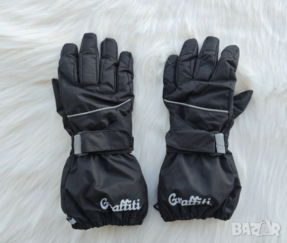 Детски ски ръкавици Graffiti 8-10 години, снимка 7 - Шапки, шалове и ръкавици - 52769793