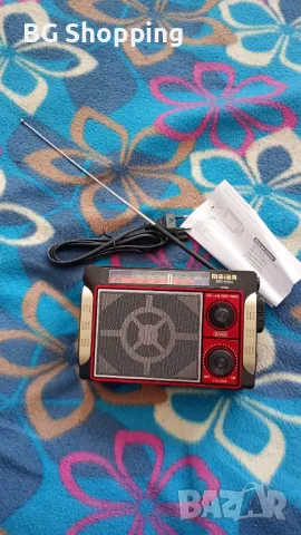 Преносим Радиоприемник с акумулаторна батерия/220 V, снимка 3 - Радиокасетофони, транзистори - 49243675