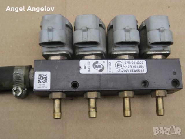 Инжекторна рейка  IG1 Rail Black body 4 цил. за газов инжекцион  67R-01 4303, 110R-004304, снимка 4 - Части - 50570588