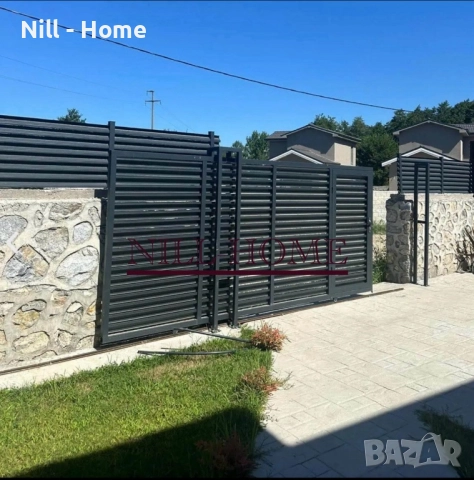 Ограда ( тип щора ) Ламели, Пана, Врати, Колове, снимка 6 - Огради и мрежи - 52943734