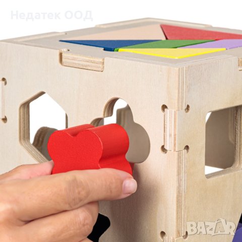 Игра Baby's Hole, Дървенa, 14x14x14см, снимка 3 - Игри и пъзели - 40290082