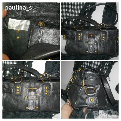 Два броя / Eстествена кожа / Дамска чанта / Винтидж Бутик, снимка 2 - Чанти - 14223707