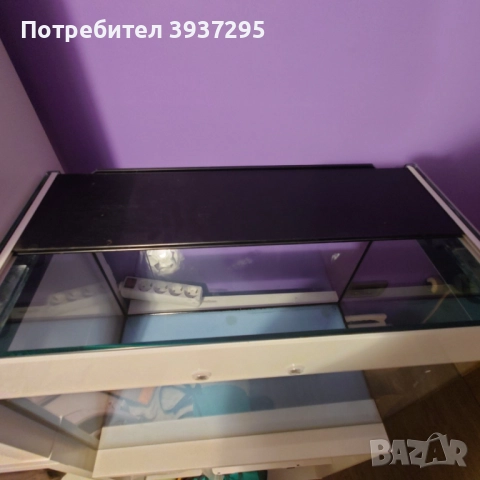Аквариум оборудван + консумативи, снимка 3 - Аквариуми - 51450739