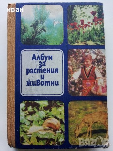 Албум за растения и животни - Н.Боев,С.Петров,П.Кръстев - 1976г., снимка 1 - Енциклопедии, справочници - 40616804