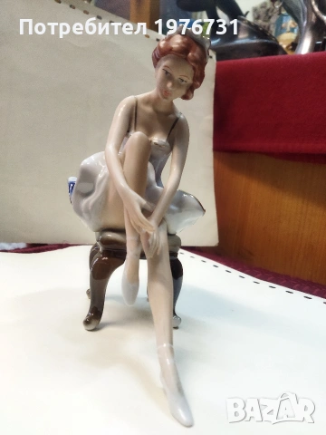 Балерина порцеланова статуетка , снимка 2 - Статуетки - 54003964