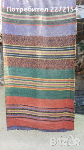 Тъкана черга пътека, снимка 2 - Антикварни и старинни предмети - 37856849