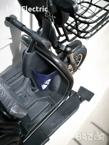 Електрическа триместна триколка blueElectric C1 1800W | 48V | 24Ah | DARK BLUE, снимка 14 - Мотоциклети и мототехника - 49745556