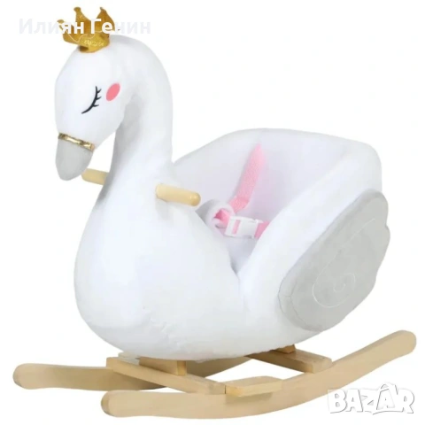 AIYAPLAY Люлееща се играчка лебед с приспивна песен