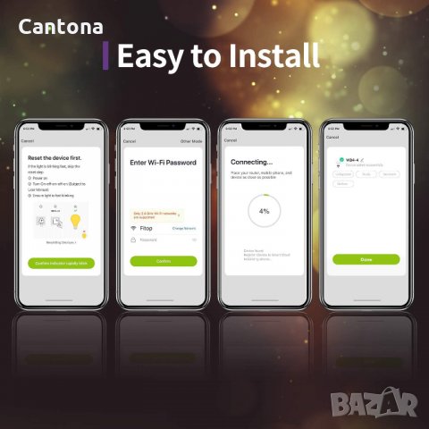 10W, 1000LM Smart Wi-Fi LED Light Bulb,Siri, Alexa, Google Home, 2700К димируема, снимка 5 - Крушки - 35155172