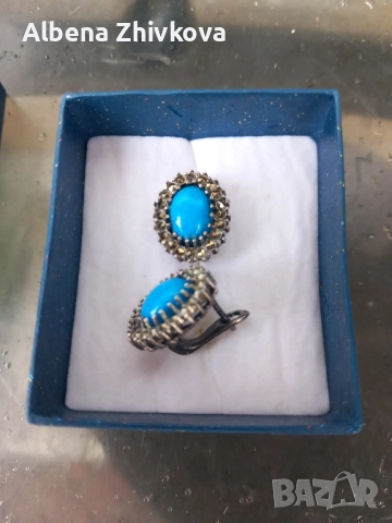 обеци с англ .закопчаване, снимка 2 - Обеци - 51961141