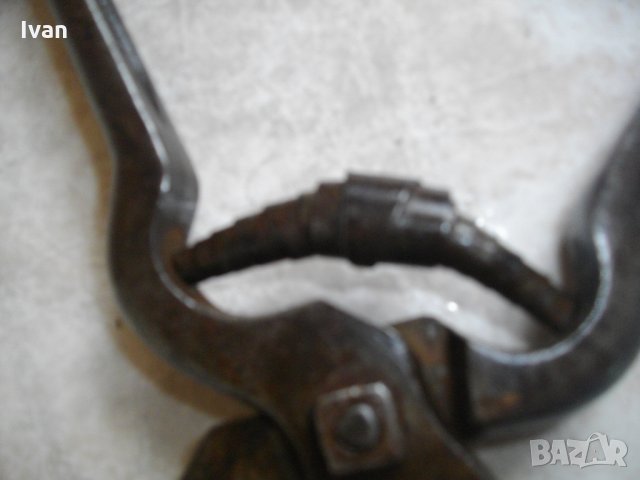 Стара Немска Лозарска-Овощарска Ножица-Ръчно Кована-Ретро-Винтидж, снимка 7 - Други инструменти - 34447821