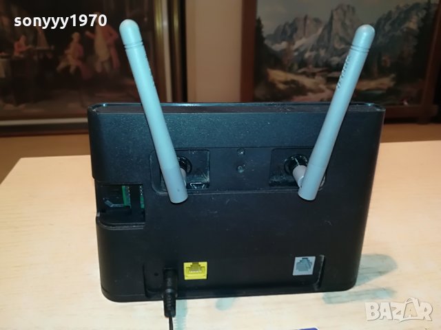 HUAWEI MTEL-4G РУТЕР С 2 СИВИ АНТЕНИ 1708211131, снимка 2 - Рутери - 33838374