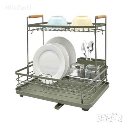 Метален сушилник за съдове HAUSBERG HB-H-LUX-166