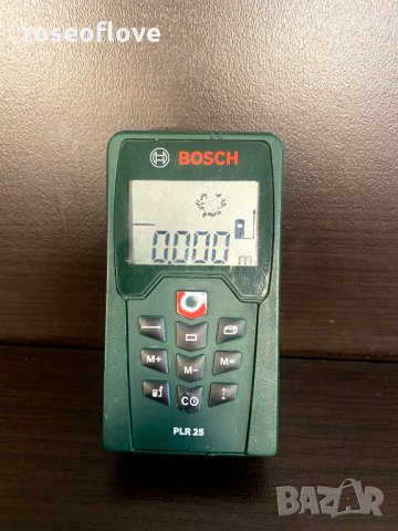 Лазерна противоударна ролетка BOSCH PLR 25, снимка 14 - Измервателни инструменти - 31457580