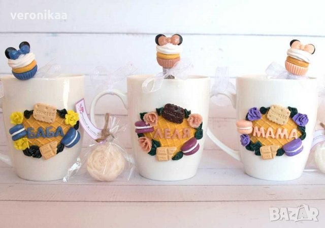 Чаши "МАМА", "ЛЕЛЯ", "БАБА" и др. , снимка 2 - Подаръци за жени - 31849561