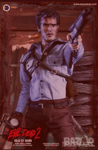 Asmus Toys EDA001 - Evil Dead 2 - Ash Williams/1/6 фигура на Ал от Злите мъртви , снимка 3 - Колекции - 55964465