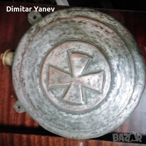 медна манерка, снимка 2 - Антикварни и старинни предмети - 53105449