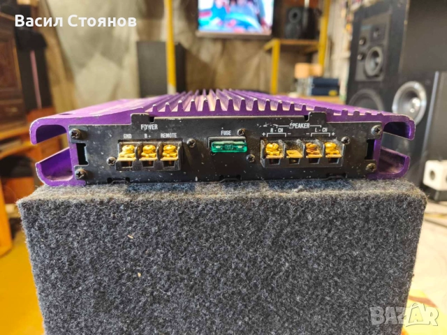 Бас каса с усилвател, снимка 3 - Тонколони - 52422575