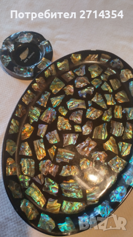 Поднос и пепелник , снимка 7 - Антикварни и старинни предмети - 44756947