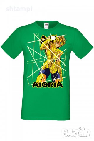 Мъжка тениска Saint Seiya Leo Aiolia 02,Анимация,игра,Празник,Повод,, снимка 7 - Тениски - 38122953
