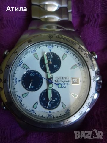 часовник seiko chronograph sports 200 tachymeter