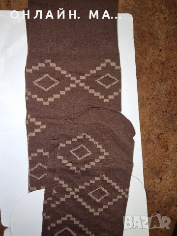  Цветни фигурални дамски чорапи с еластан 50Den 3 D SENSI , снимка 6 - Дамски чорапи - 39447477