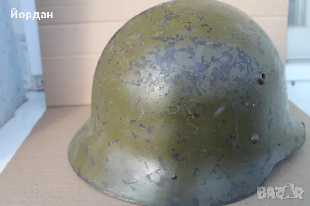 Българска военна каска модел 1936-та година, снимка 2 - Антикварни и старинни предмети - 47608261