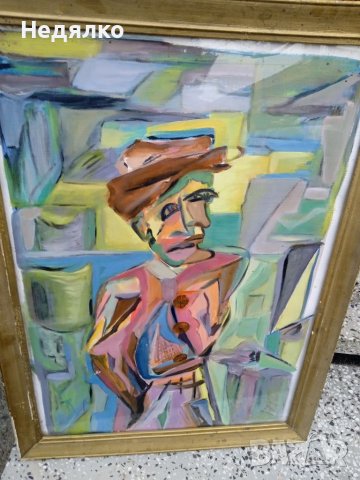 Картина,масло, неизвестен автор , снимка 3 - Картини - 38761031