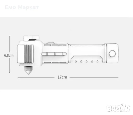 Многофункционално LED фенерче  4 в 1, снимка 2 - Къмпинг осветление - 49263429