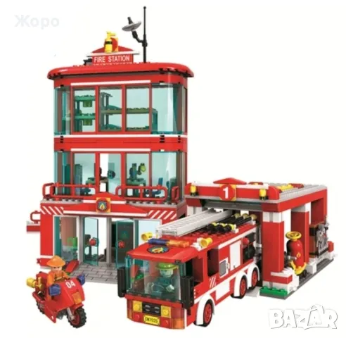 Конструктор градски пожарникари комплекс 969 части 0231137 , снимка 6 - Конструктори - 48133885