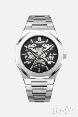 Оригинален нов часовник Peveriente Automatic - Silver, снимка 1