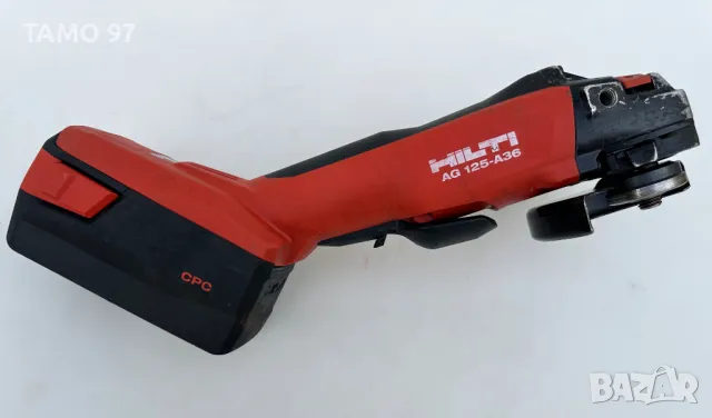 Hilti AG 125-A36 ATC - Безчетков мощен ъглошлайф 2x36V 5.2Ah 2022г., снимка 4 - Други инструменти - 49533265