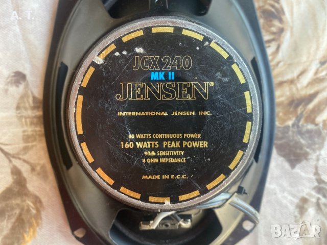 Тонколонки елеипси Jensen JCX 240, снимка 3 - Тонколони - 40167629