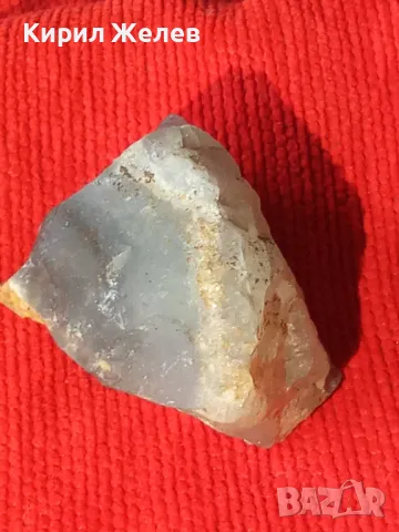 ХАЛЦЕДОН - САМОРОДЕН КЪС ПОЛУСКЪПОЦЕНЕН КАМЪК МИНЕРАЛ за КОЛЕКЦИЯ 26620, снимка 9 - Други ценни предмети - 35682167