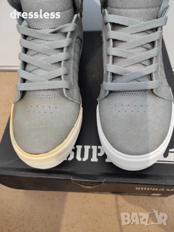 SUPRA Skytop Fiberglass Grey W, снимка 2 - Кецове - 52624330