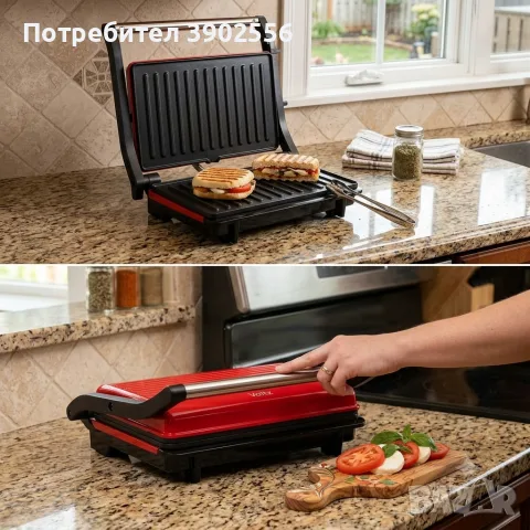 тостер преса за сандвичи , снимка 4 - Тостери - 55938396