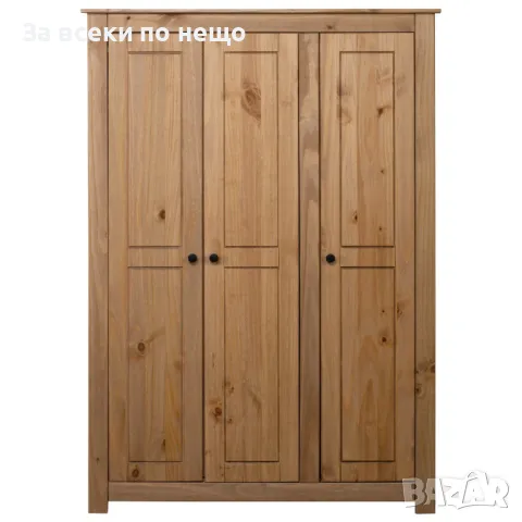 Гардероб с 3 врати, 118x50x171,5 см, бор, Panama Range, снимка 7 - Гардероби - 48230912